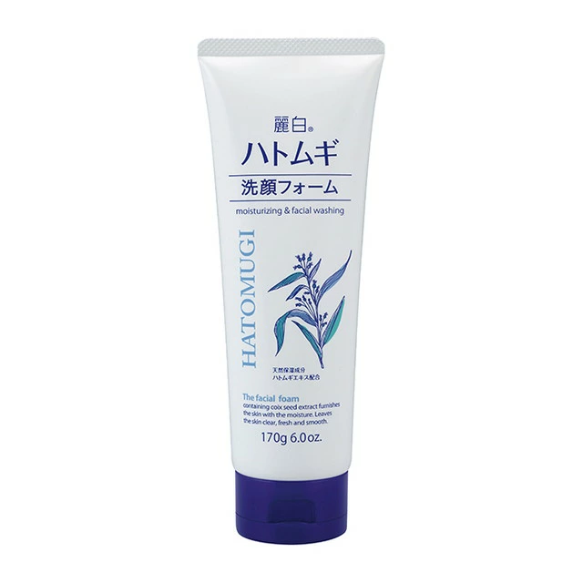 Sữa rửa mặt dưỡng ẩm – REIHAKU HATOMUGI FACIAL FOAM (170g) 熊野油脂 麗白 ハトムギ 洗顔フォーム