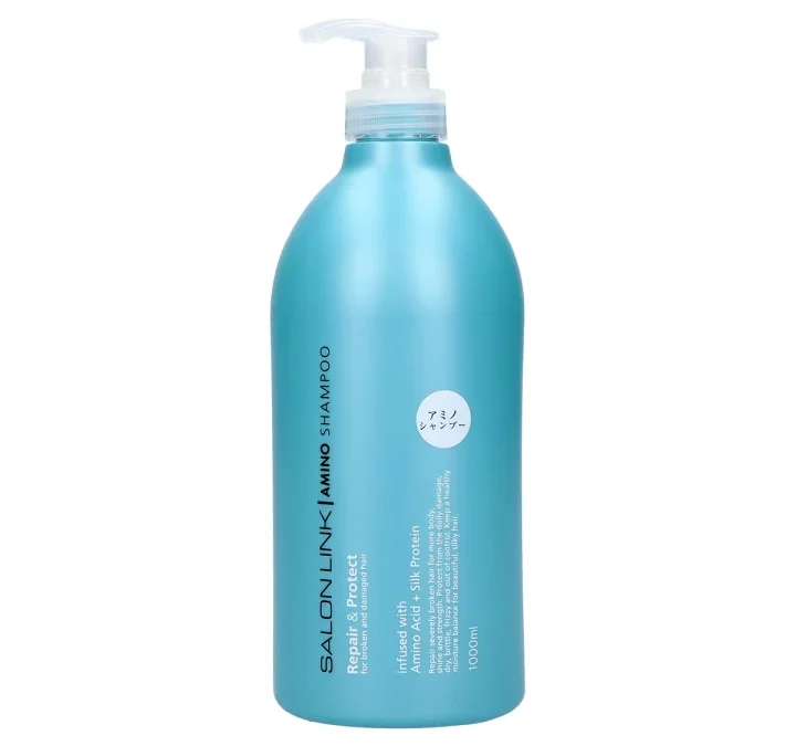 Dầu gội phục hồi tóc khô xơ – SALON LINK AMINO SHAMPOO (1000ml) 熊野油脂 サロンリンク アミノ シャンプー