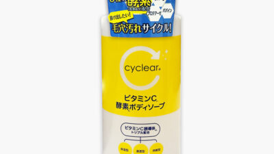 Sữa tắm dưỡng sáng da – CYCLEAR VITAMIN C ENZYME BODY SOAP (500ml) 熊野油脂 サイクリア ビタミンC 酵素 ボディソープ