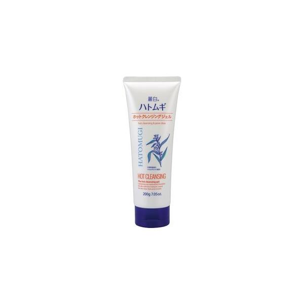 Gel tẩy trang nóng sạch sâu và dưỡng ẩm da – REIHAKU HATOMUGI HOT CLEANSING GEL (200g) 熊野油脂 麗白 ハトムギ ホット クレンジングジェル