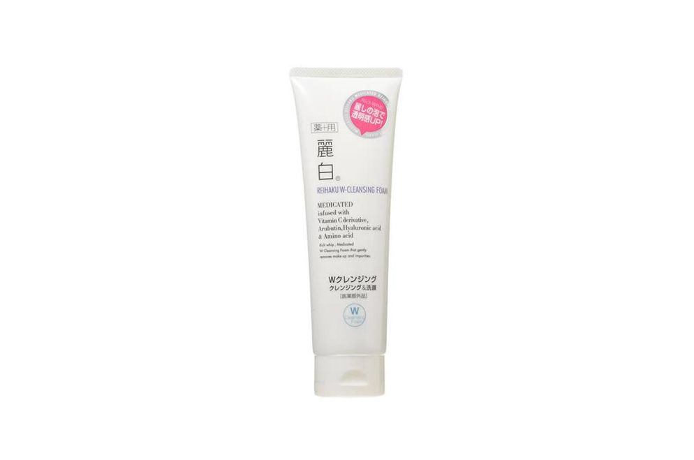 Sữa rửa mặt tẩy trang sạch sâu – REIHAKU MEDICATED W-CLEANSING FOAM (190g) 熊野油脂 麗白 薬用 Wクレンジングフォーム