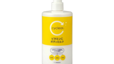Sữa dưỡng thể làm sáng và mịn da – CYCLEAR VITAMIN C BODY MILK (400ml) 熊野油脂 サイクリア ビタミンC ボディミルク