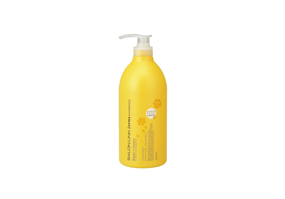 Dầu gội phục hồi tóc hư tổn và giảm gãy rụng hương hoa mộc vàng – SALON LINK EXTRA REPAIR & PROTECT OSMANTHUS SHAMPOO (1000ml) 熊野油脂 サロンリンク エクストラ シャンプー 金木犀の香り