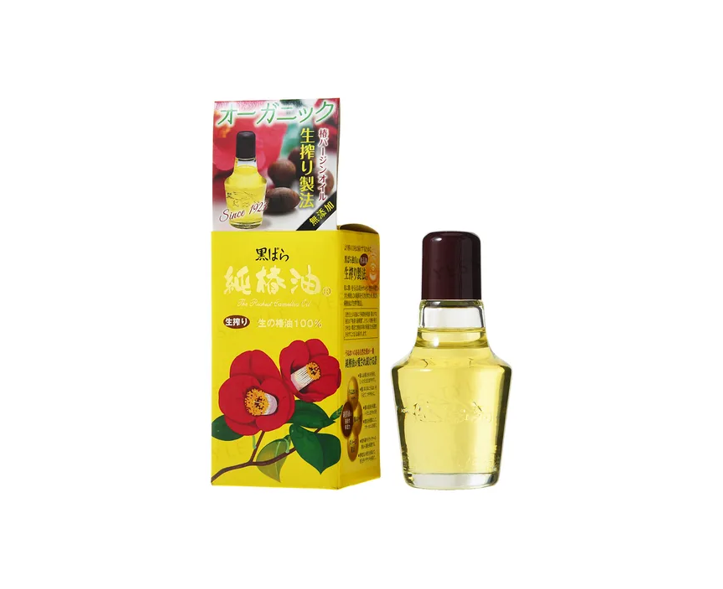 Tinh dầu dưỡng da và tóc chiết xuất hoa trà – KUROBARA TSUBAKI OIL (47ml) 黒ばら 純椿油